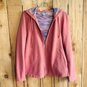 Carbon 2 Cobalt rose hoodie NWOT